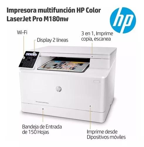 Impressora Multifuncional Laserjet Color Hp Pro M180 110v