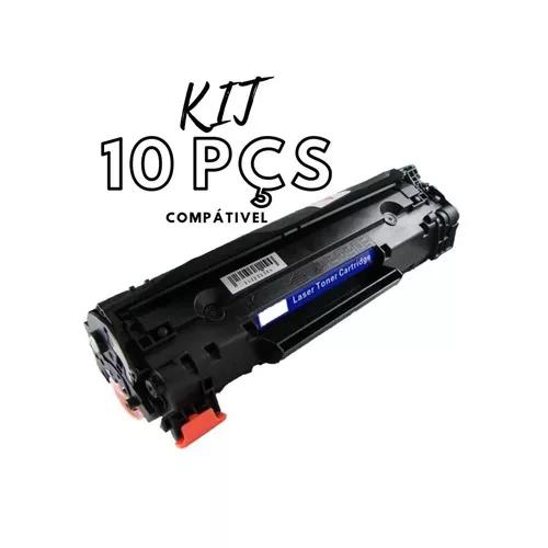 Kit 10 Peças Toner Compatível Cf283a Cf283 283a 283 83a