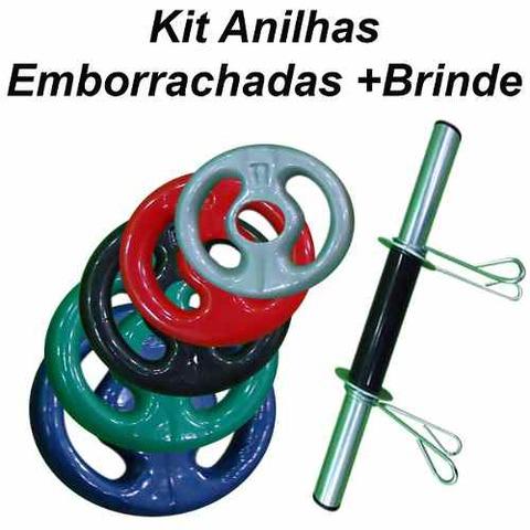 Kit 30 Kilos de Anilhas Emborrachadas