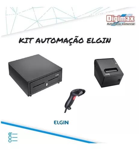 Kit Automação Comecial Elgin Leitor + Impressora + Gaveta