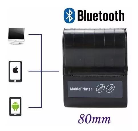 Mini Impressora Bluetooth Portatil 80mm Cupom Pedido Qr Usb