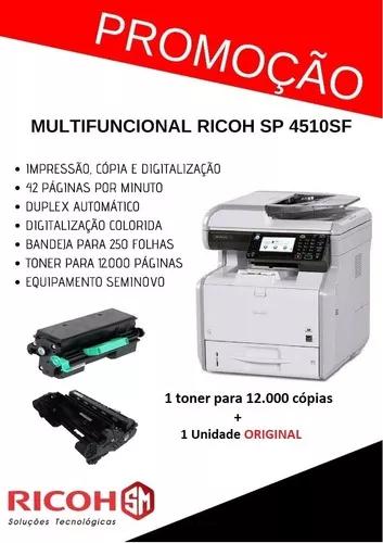 Multifuncional Ricoh Sp 4510sf