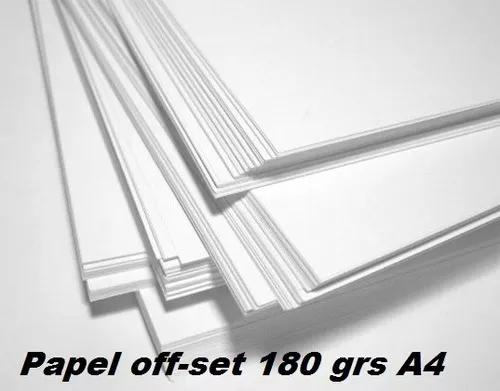 Papel A4 180g Offset Alta Alvura C/ 500 Sulfite Cartolina