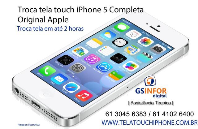 Tela iphone 5 - troco touch iphone 5