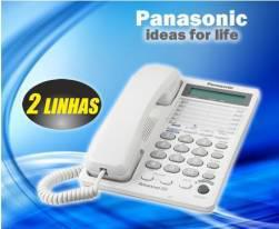 Telefone para 2 Linhas - Panasonic - Conferencia e