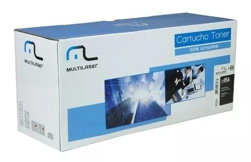 Toner Multilaser Cartucho Ct85a P/ Hp 1102 / 1102w