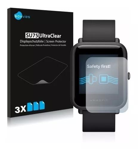 3x Películas Protetoras P/ Smartwatch Xiaomi Amazfit Bip