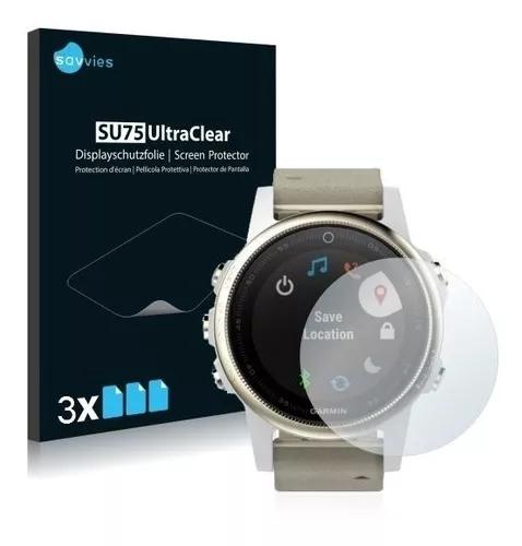 3x Películas Protetoras Savvies® Para Garmin Fenix 5s