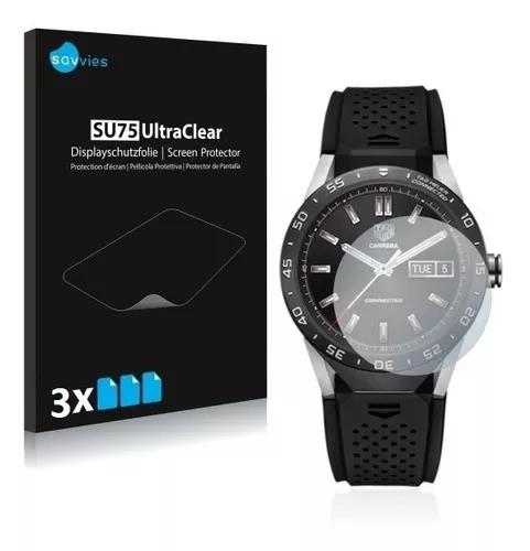 3x Películas Savvies® P/ Relógio Tag Heuer Connected 46