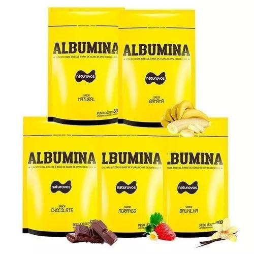 Albumina - 5 Unidades R$ 100 (natural, Banana E Baunilha)