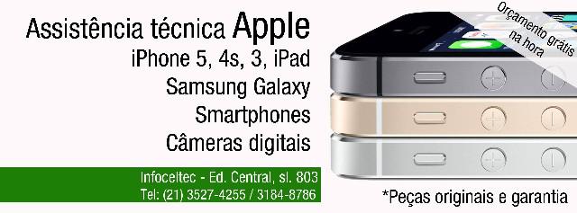 Assistência técnica apple iPhone iPad iPod