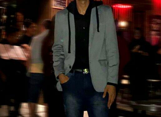 Blazer Masculino Cinza Moderno