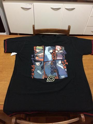 Camiseta dupla face Naruto Piticas original nova
