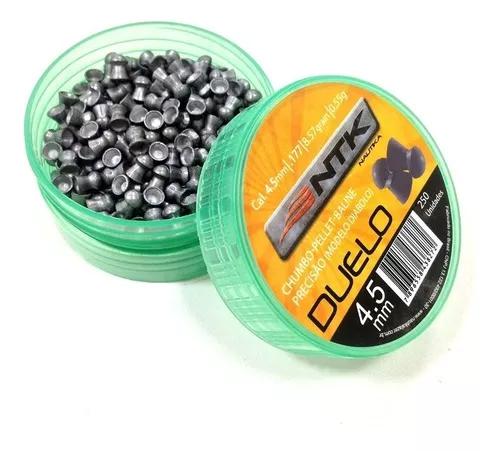 Chumbinho Duelo 4.5mm Com 250 Unidades Ntk Tático