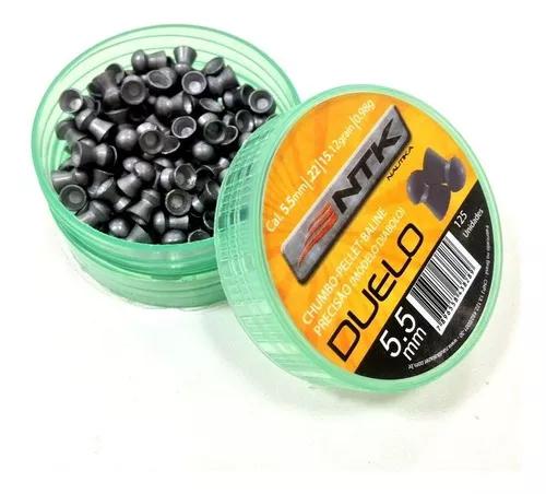 Chumbinho Duelo 5.5mm Com 125 Unidades Ntk Tático