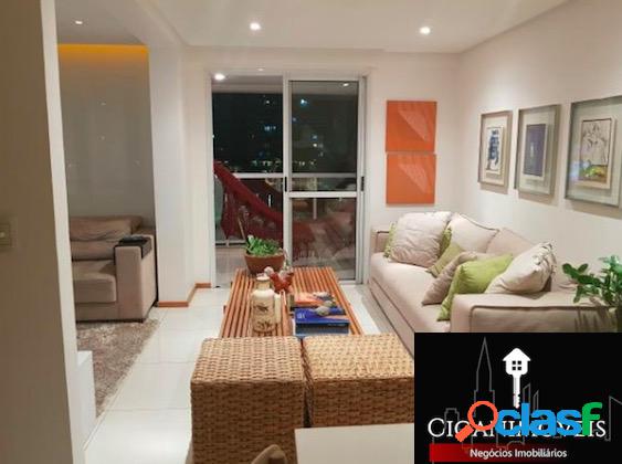 Estrelas Full - 3Qts(1suíte) - Decorado - 77m² - Sol
