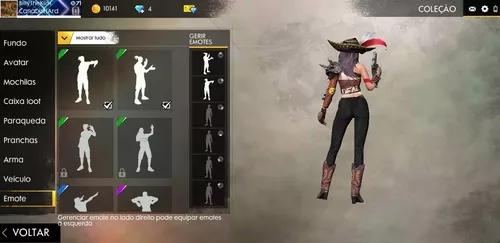 Free Fire Level52 Full Pranchas.slots.paraquedas.roupas