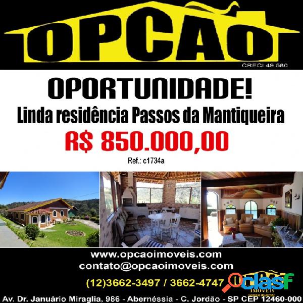 Linda residência Passos da Mantiqueira