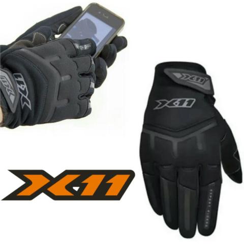 (Promoção)Luva X11 com Touch Motociclista Unissex Conforto