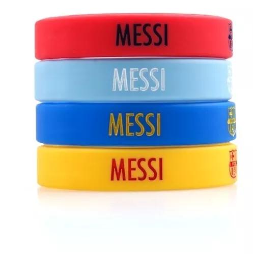 Pulseira Messi - Barcelona - 02 Unidades - Frete 10,00