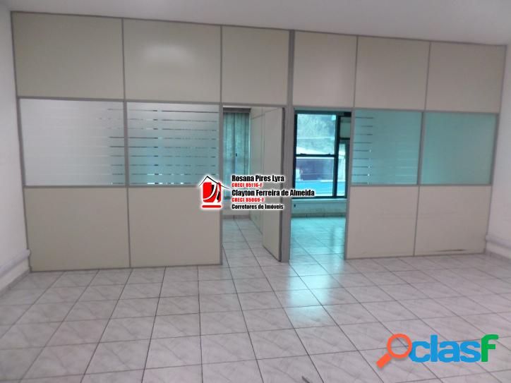 SALA COMERCIAL DE FRENTE 1 ANDAR AV SAO FRANCISCO SANTOS