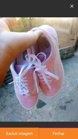 Tenis vans rosa 36