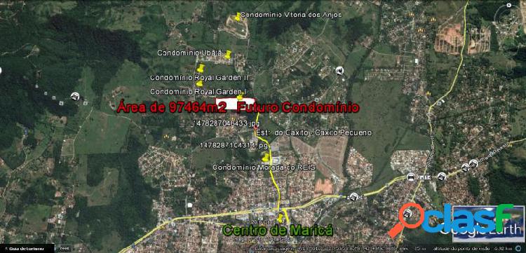 Terreno com 97464 m2 em Maricá - Caxito por 2.9 milhões à