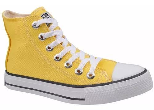 Tênis All Star Chuck Taylor Cano Alto Amarelo