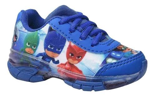 Tênis Infantil Masculino Pj Masks Com Luz.