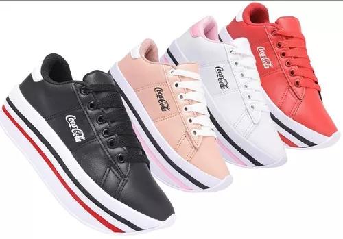 Tênis Plataforma Coca Cola Flatform F