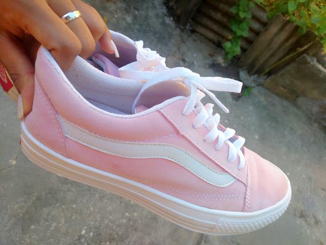 Tênis vans rosa