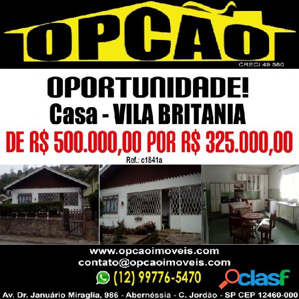 Vila Britania De R$ 500.000,00 por R$ 325.000,00!