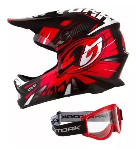 Capacete Infantil Motocross Trilha Offroad Criança Ck