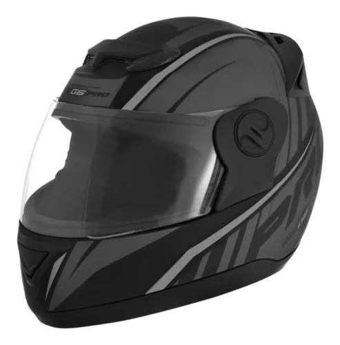 Capacete Masculino Moto G6 Protork Preto Fosco