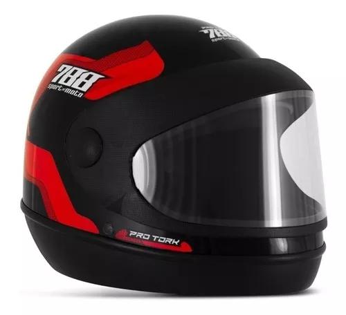 Capacete Sm Moto Pro Tork Sport Moto 788 Marino Automático