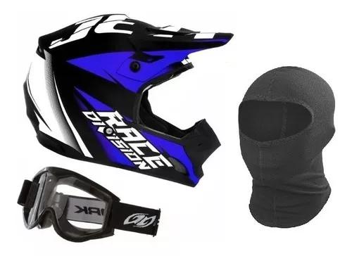 Capacete Trilha Óculos Motocross Th1 Jett Factory Edition