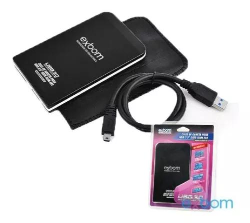 Case Para Hd Notebook 2,5 Sata Usb 3.0 - Pronta Entrega