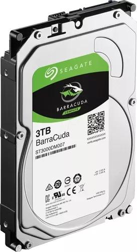 Hd 3tb Interno Sata Iii Barracuda St3000dm007 3,5 Seagate