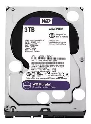 Hd 3tb Purple Western Digital Dvr Wd30purz Intelbras