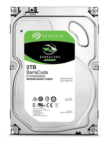 Hd Seagate 2tb Barracuda Sata 7200rpm 3.5 Pc / Desktop