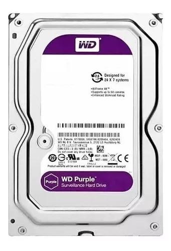 Hd Wd Sata 3,5´ Purple Intelbras 2tb 64mb Cftv