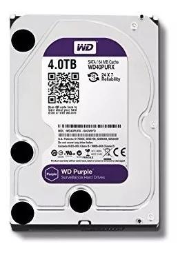 Hd Wd Western Digital Purple 4tb 64mb Sata P/ Dvr Intelbras