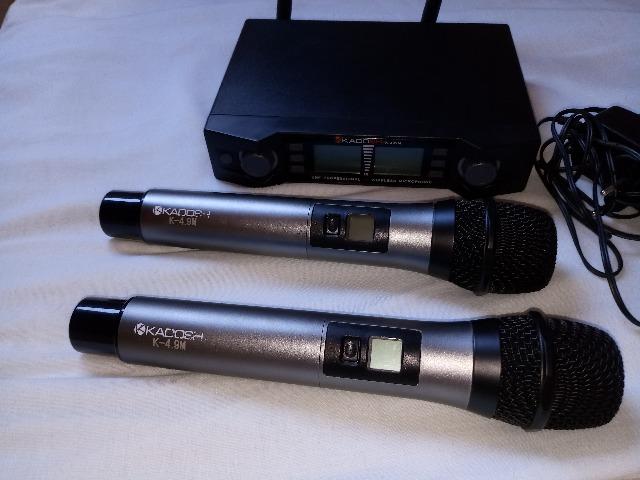 Microfones kadosh pouco tempo de uso Em perfeito estado 550