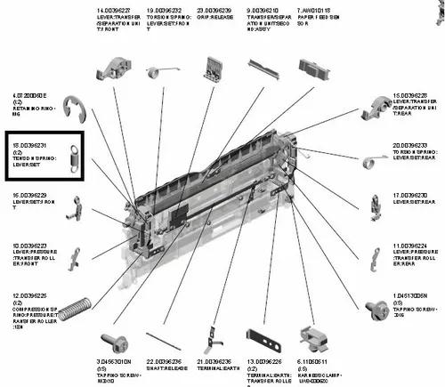 Mola De Tensão Ricoh Mpc2051 Mpc2551 CodigoD0396231