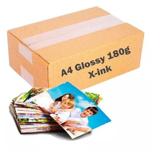 Papel Fotográfico 180g Glossy A4 À Prova D´água 1000