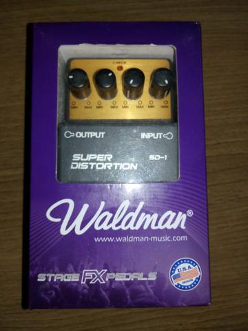 Pedal Super Distortion Waldman quase novo