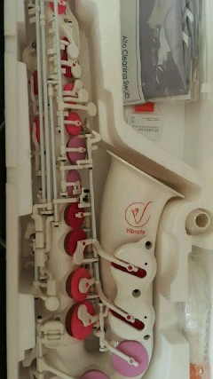 Saxofone alto contralto em policarbonato vibrato
