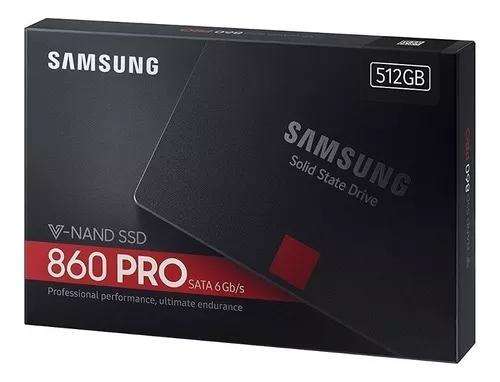 Ssd 512gb Samsung 860 Pro Mz-76p512bw