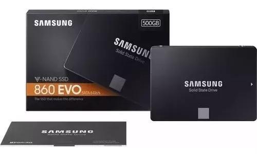 Ssd Samsung 860 Evo 500gb V-nand Sata3 6gb/s 2,5 Mz-76e500e