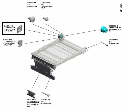 Suporte Motor Ricoh Mpc2051 Mpc2551 CodigoD0396119